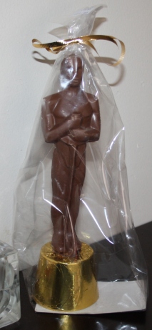 Like my chocolate Oscar?Find out who wins the real ones Sunday.