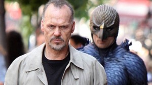 Michael Keaton plays a movie star trying to escape the image he was famous for en route to a comeback on Broadway in Birdman.