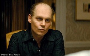 Johnny Depp is unrecognizable as James 'Whitey' Bulger in Black Mass.